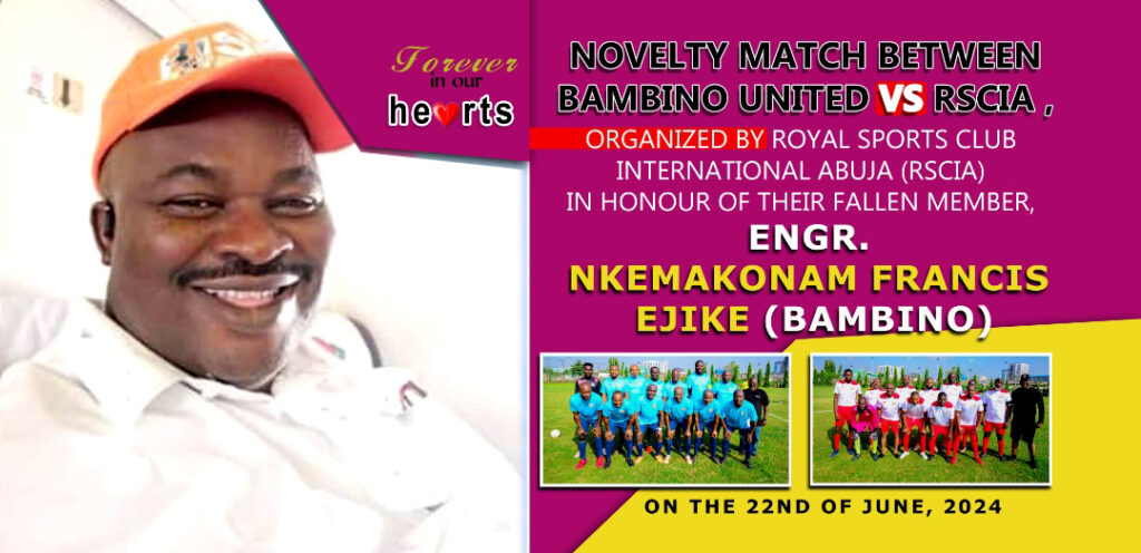 Novelty Match Between Bambino United Vs RSCIA