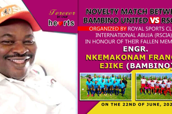 Novelty Match Between Bambino United Vs RSCIA